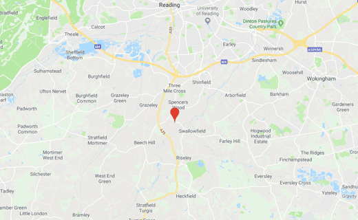 Location map for the uk